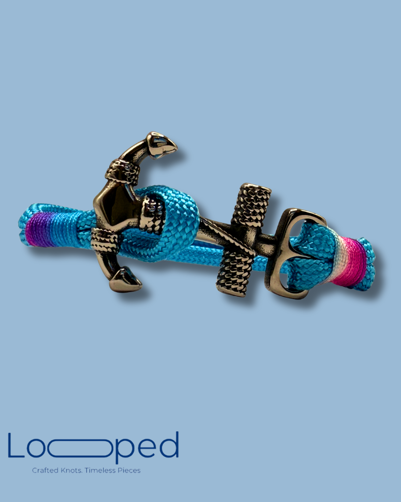Anchor Bracelet 03 – Blue Current