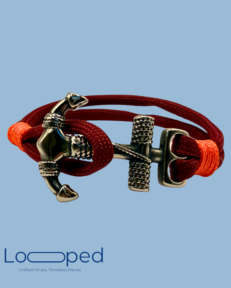 Anchor Bracelet 04 – Crimson Tide