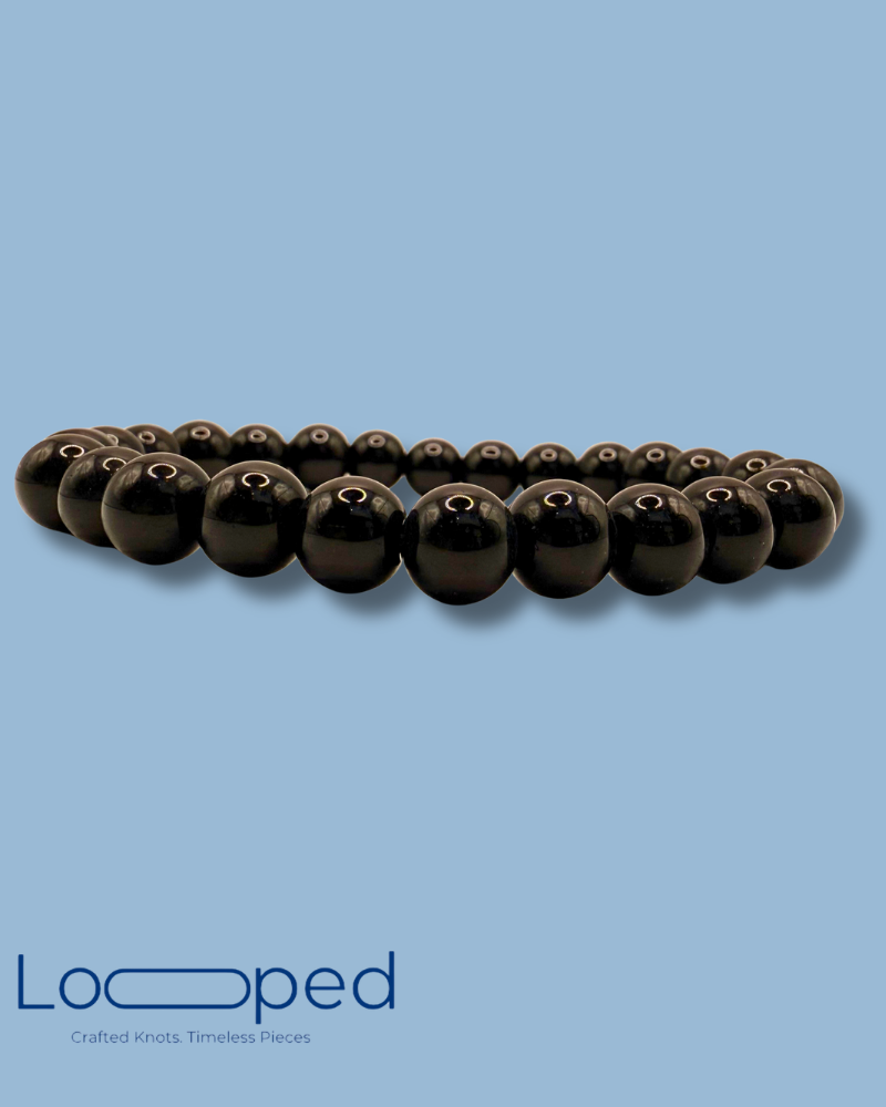 Bracelet 04 – Obsidian Black Bracelet