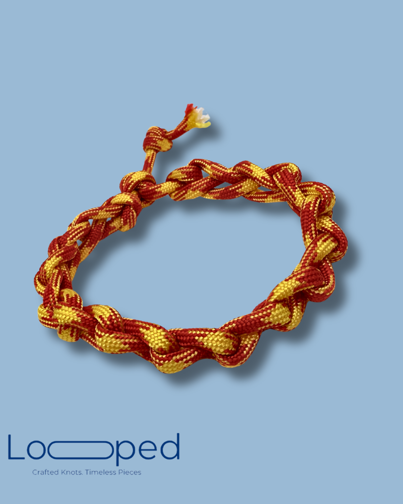 Braided Bracelet 1 – Sunset Twist