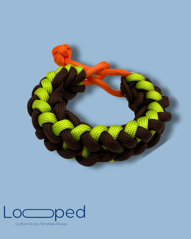 Braided Bracelet 8 – Neon Drift