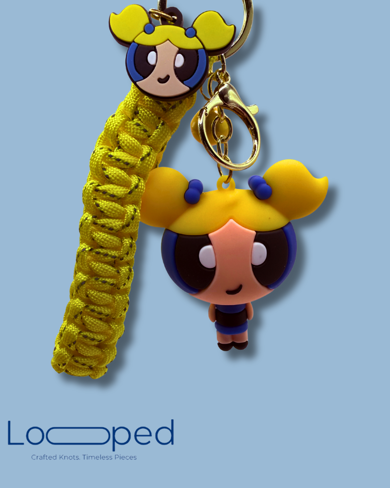 Bubbles Power Charm Keychain