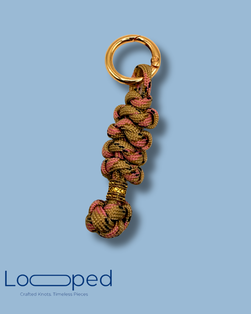 Desert Rose Keychain