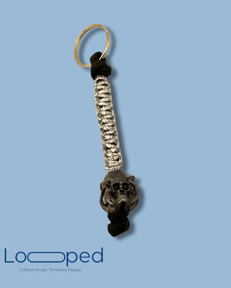 Kraken Skull Keychain