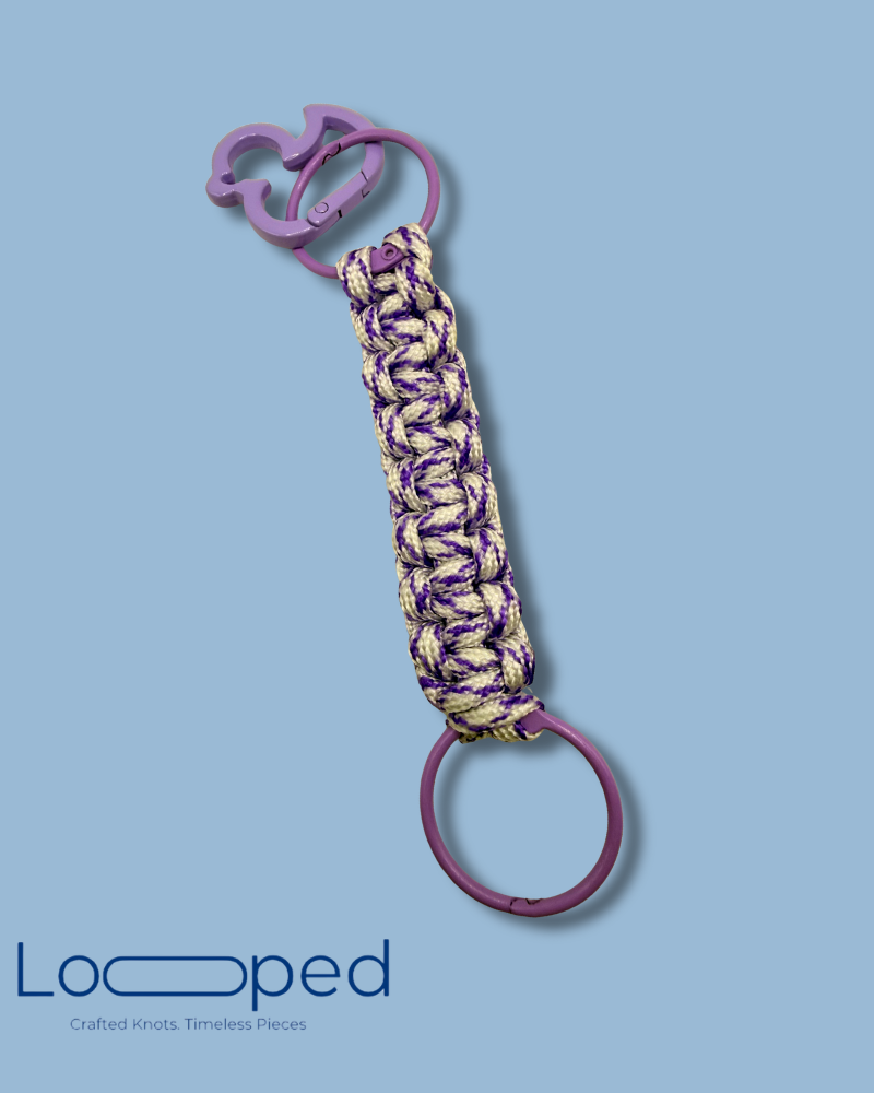 Lavender Wave Keychain