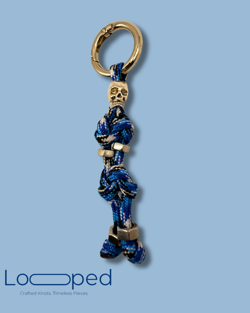 Ocean Skull Keychain