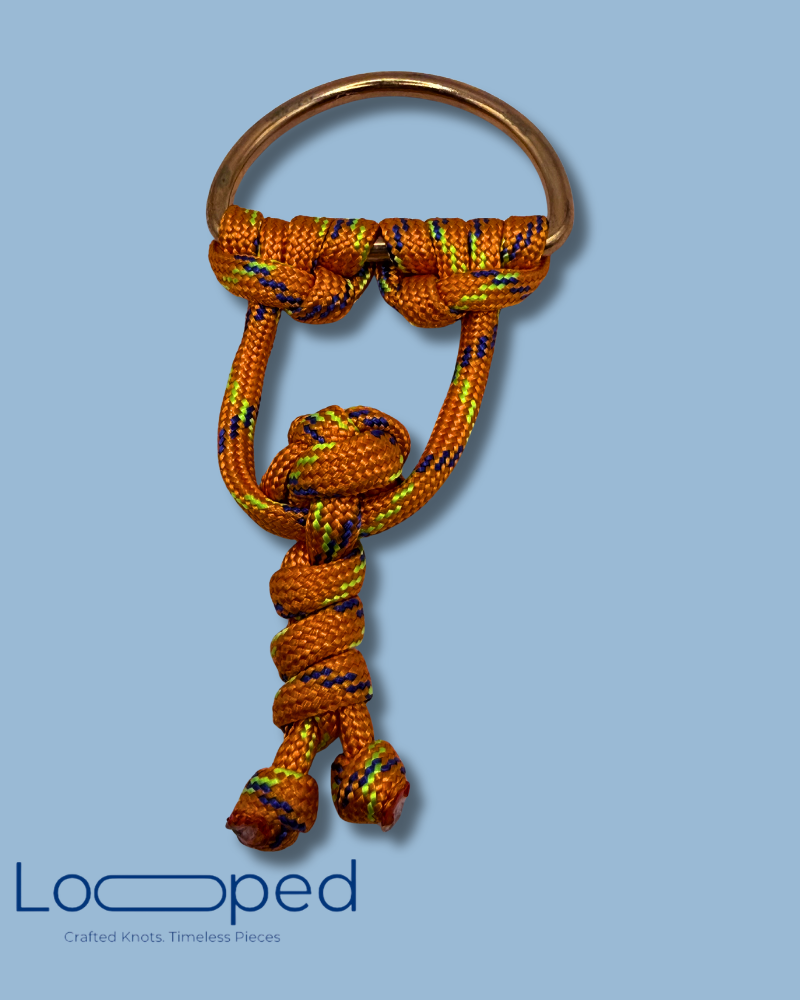 Desert Raider Skull Keychain