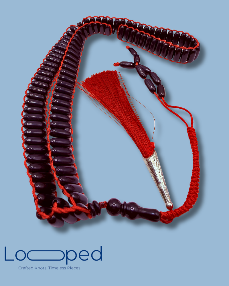 Crimson Majesty Collection – 99 Bead Misbah