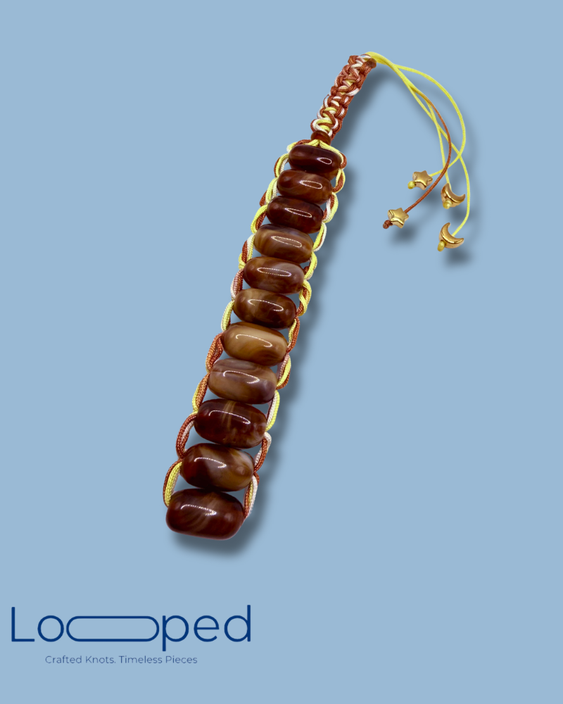 Crimson Key Collection – 11 Bead Misbah Keychain