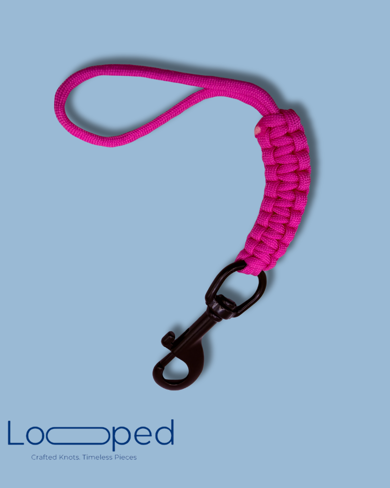 Pink Pulse Keychain